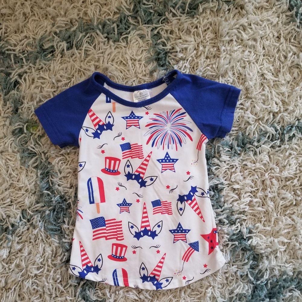 Patriotic Unicorn Top
